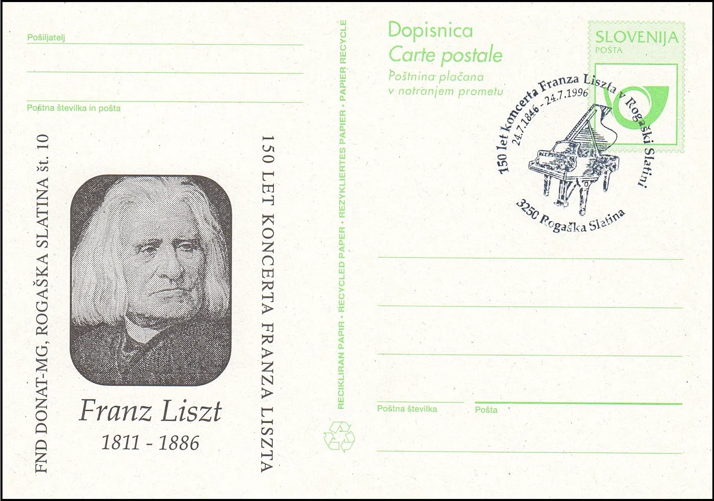 150 LET KONCERTA FRANZA LISZTA V ROGAŠKI SLATINI
